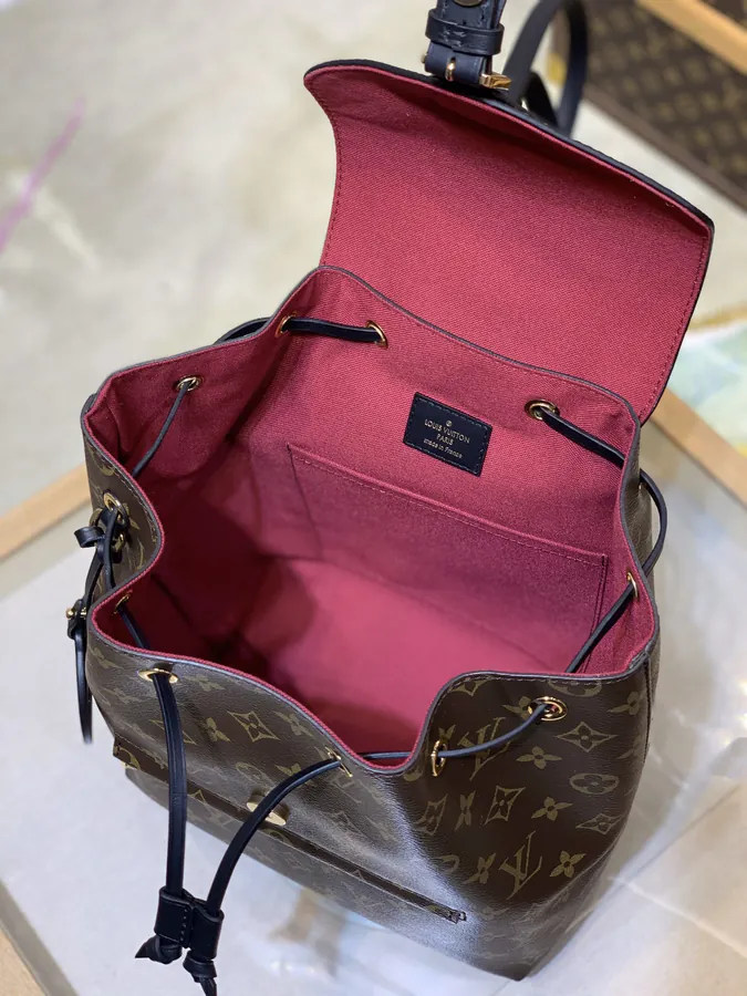 Montsouris Double Shoulder Bag with Monogram Empreinte