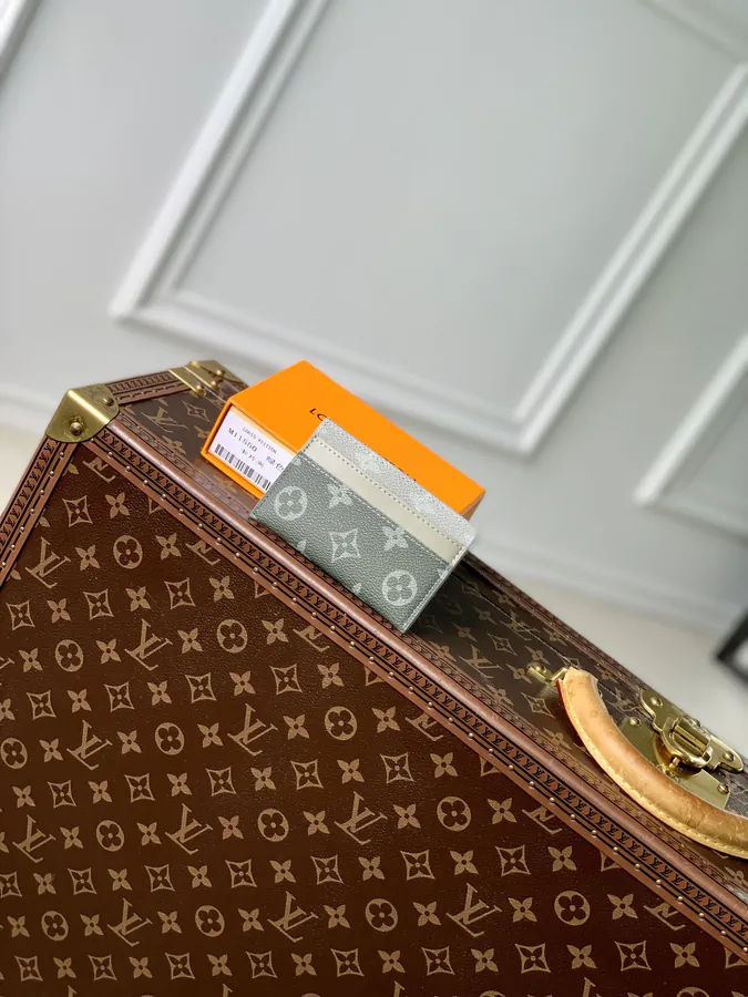 Pharrell Williams Green Monogram Dust Wallet