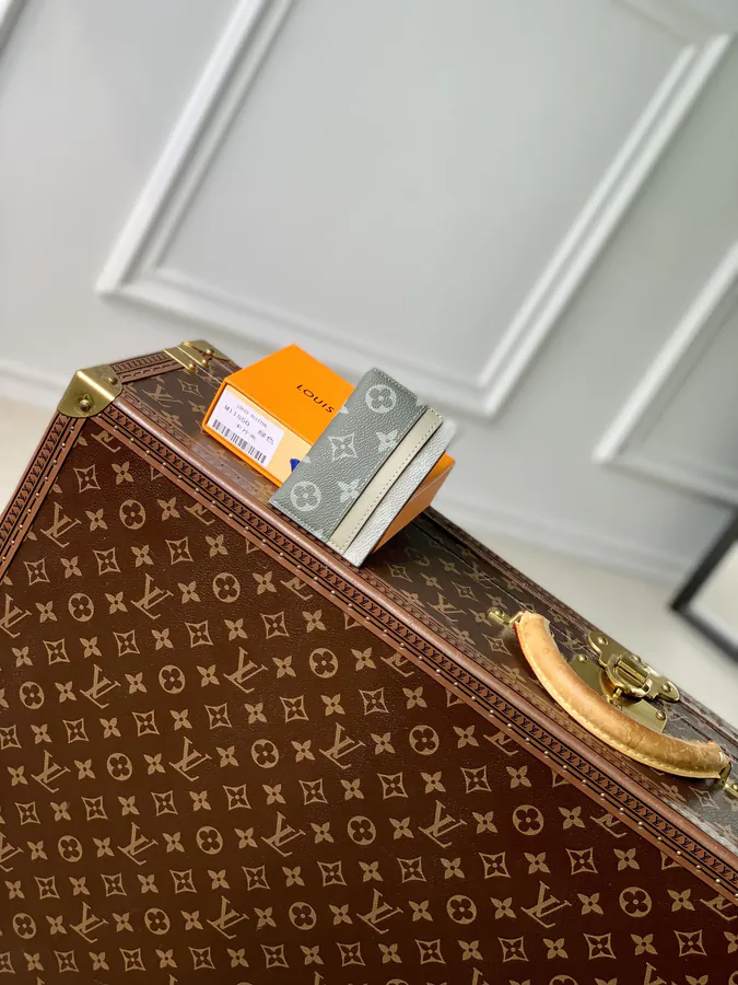 Pharrell Williams Green Monogram Dust Wallet