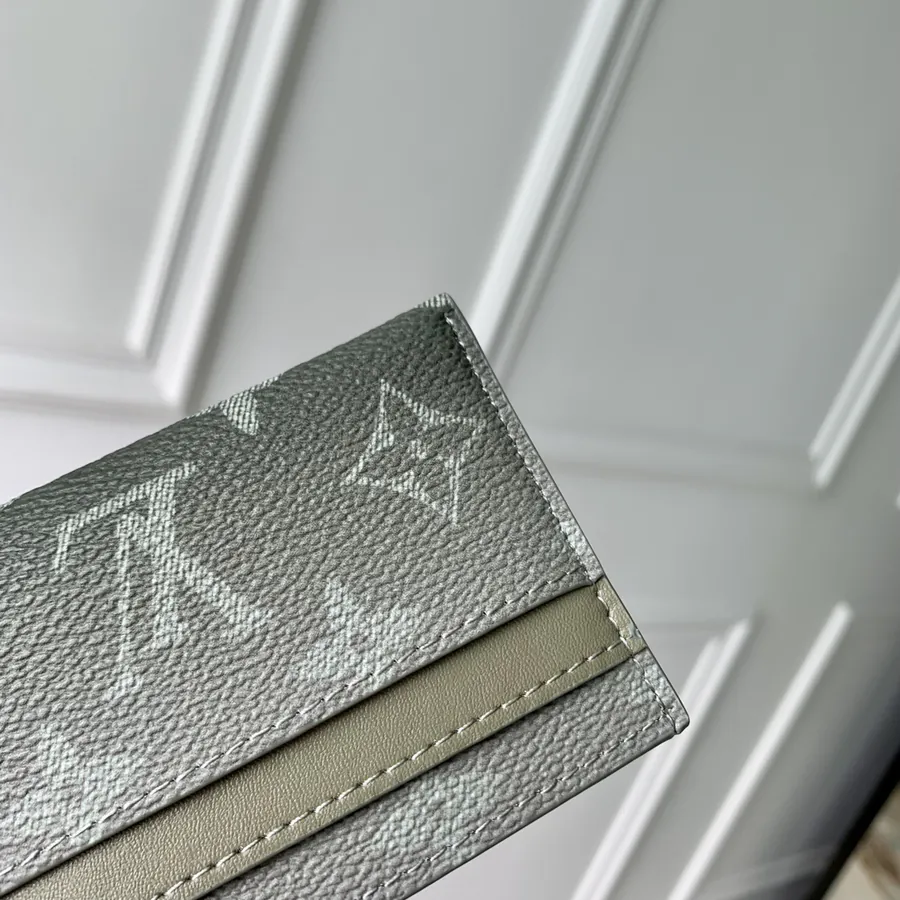 Pharrell Williams Green Monogram Dust Wallet