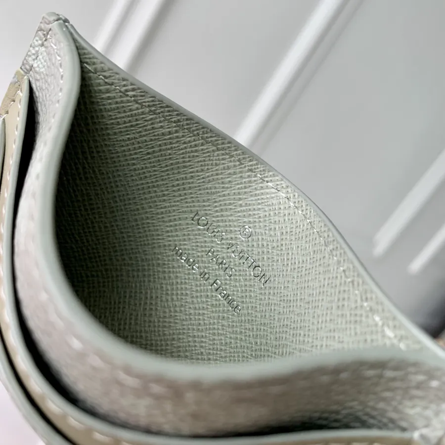 Pharrell Williams Green Monogram Dust Wallet