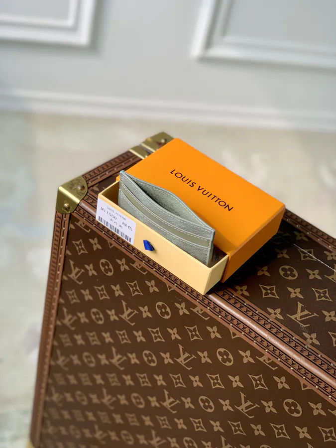 Pharrell Williams Green Monogram Dust Wallet