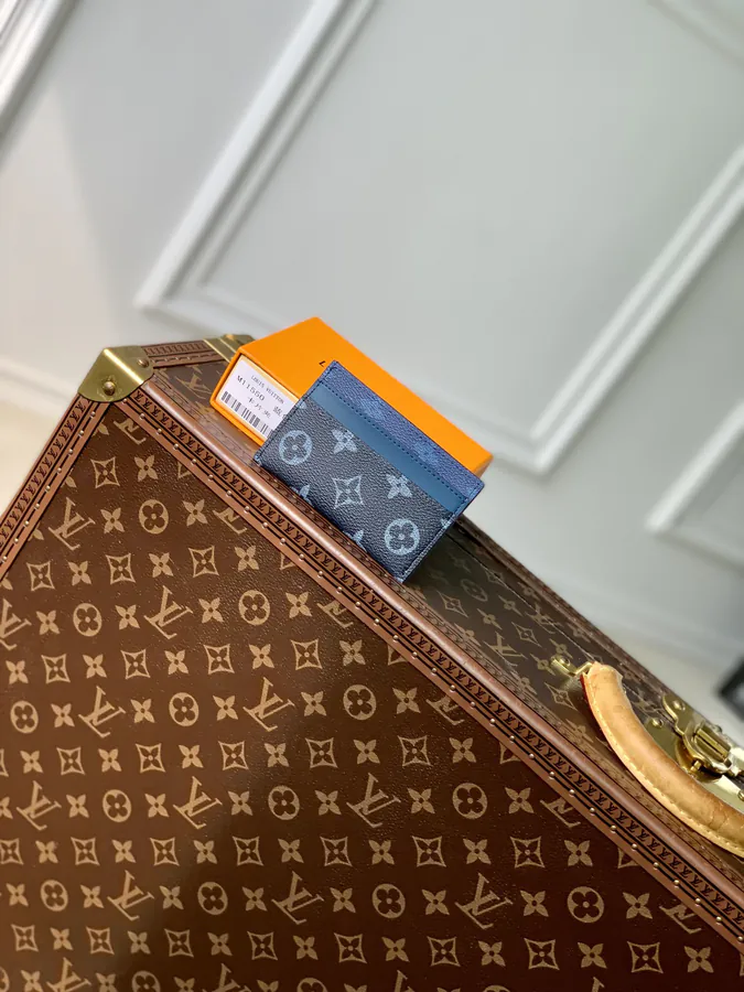 Pharrell Williams Blue Monogram Dust Wallet