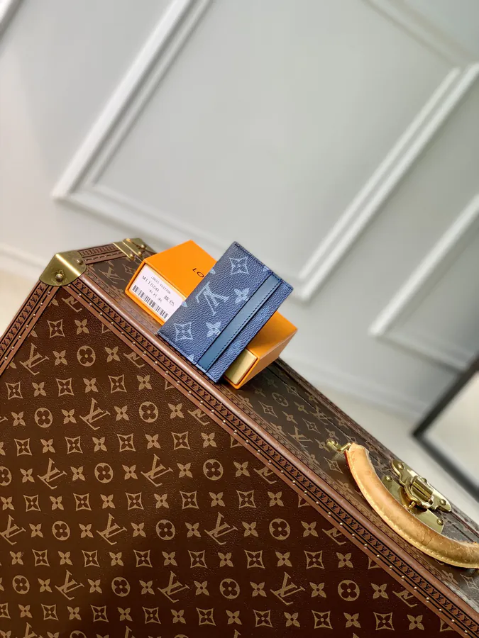 Pharrell Williams Blue Monogram Dust Wallet