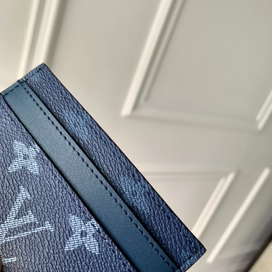 Pharrell Williams Blue Monogram Dust Wallet