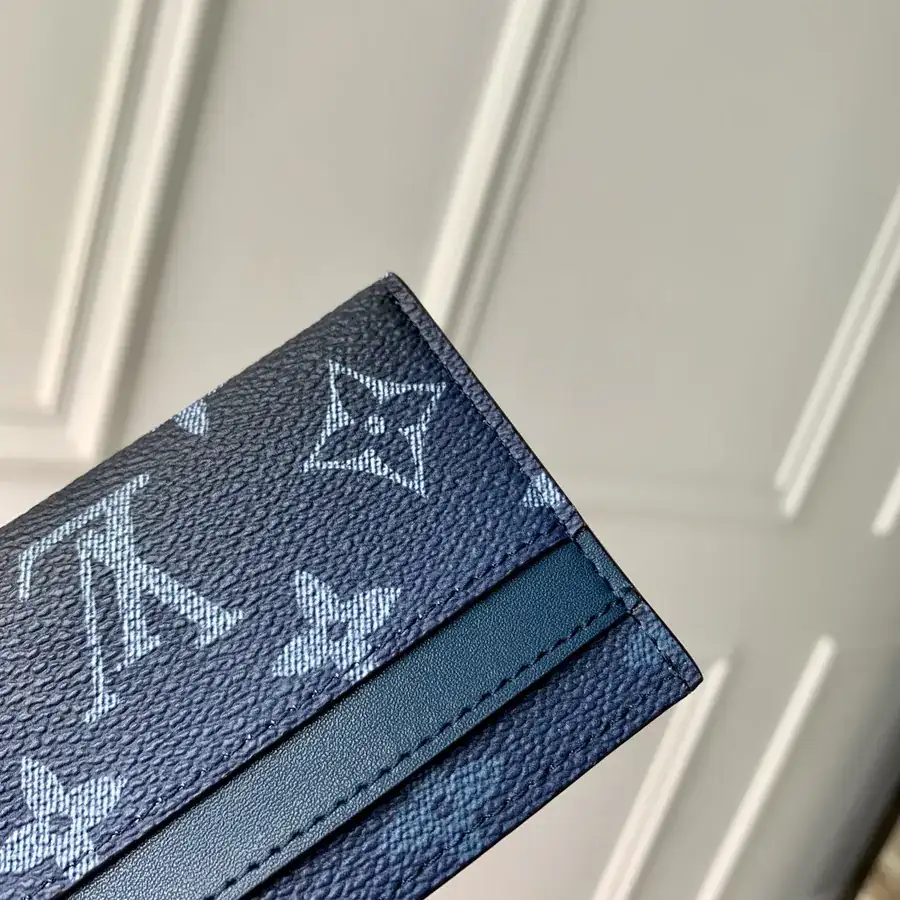 Pharrell Williams Blue Monogram Dust Wallet