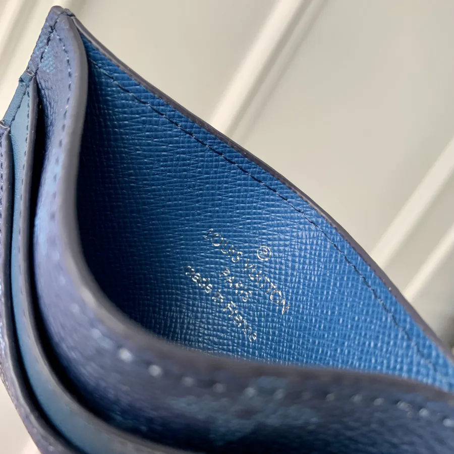 Pharrell Williams Blue Monogram Dust Wallet