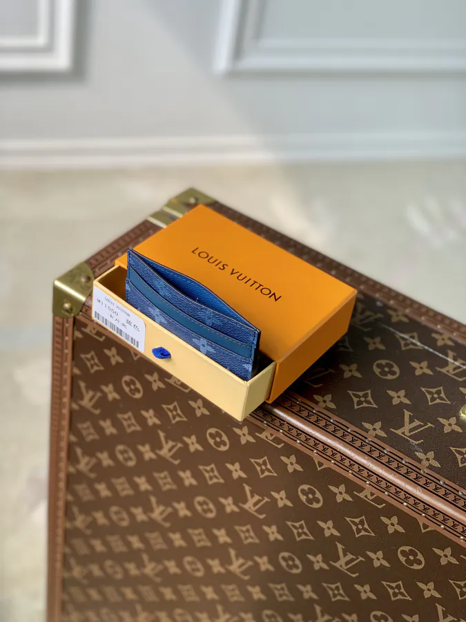 Pharrell Williams Blue Monogram Dust Wallet