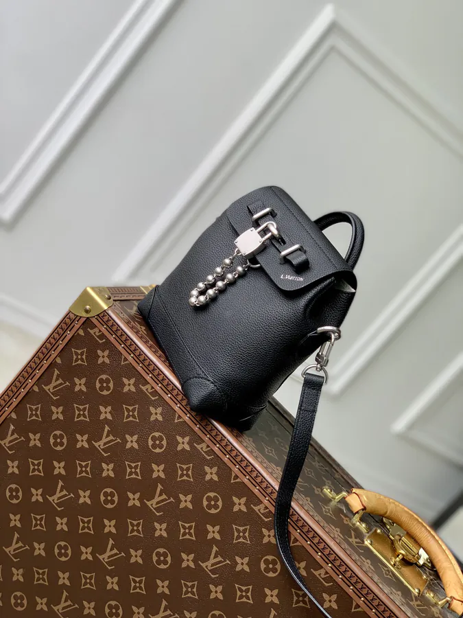 Pharrell Williams Steamer 15 Handbag in LV Colorado Grained Calfskin