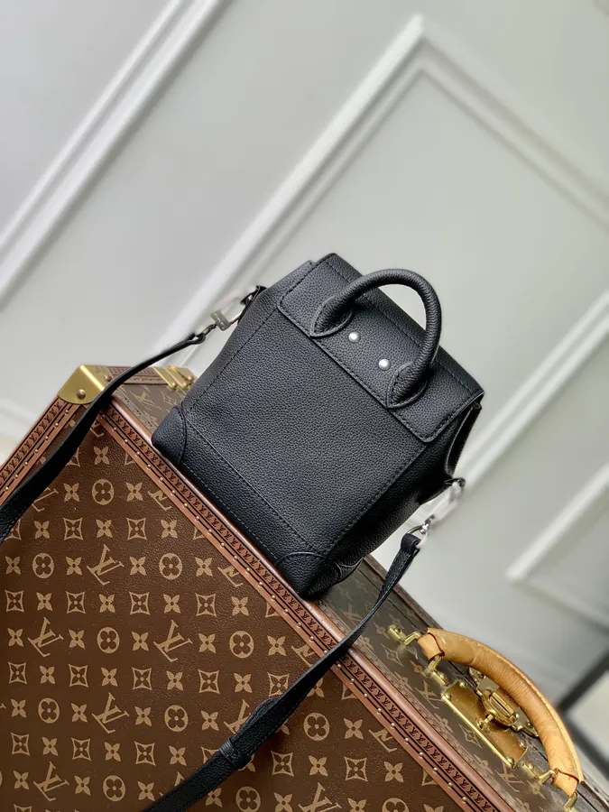 Pharrell Williams Steamer 15 Handbag in LV Colorado Grained Calfskin