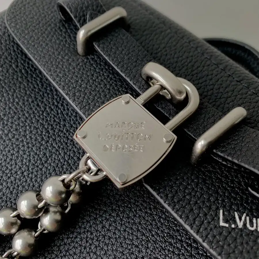 Pharrell Williams Steamer 15 Handbag in LV Colorado Grained Calfskin