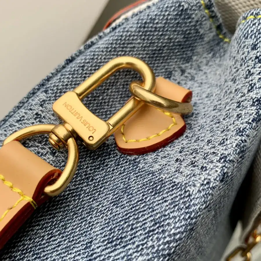 Pharrell Williams Nano Steamer Urban Tote with Damier Denim Canvas