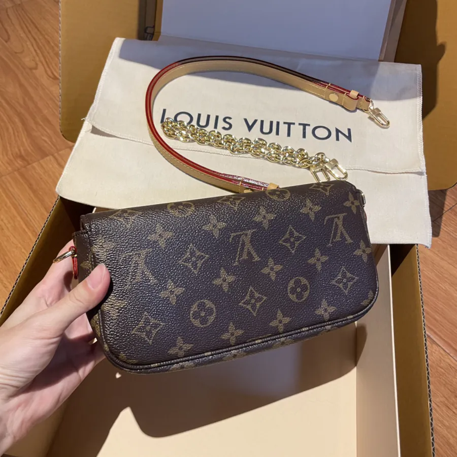 Ivy Wallet Monogram Canvas, Adjustable Strap, Luxury Handbag