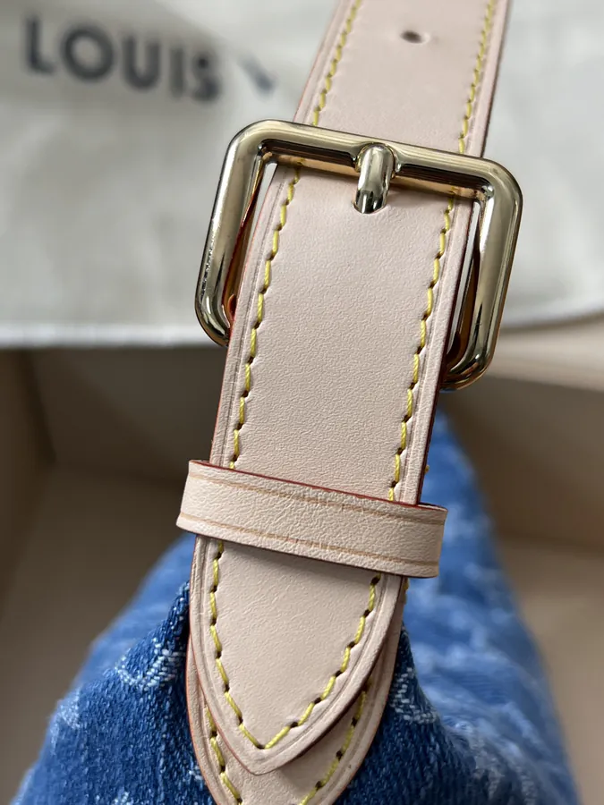 Hills Pochette Denim Bucket Bag