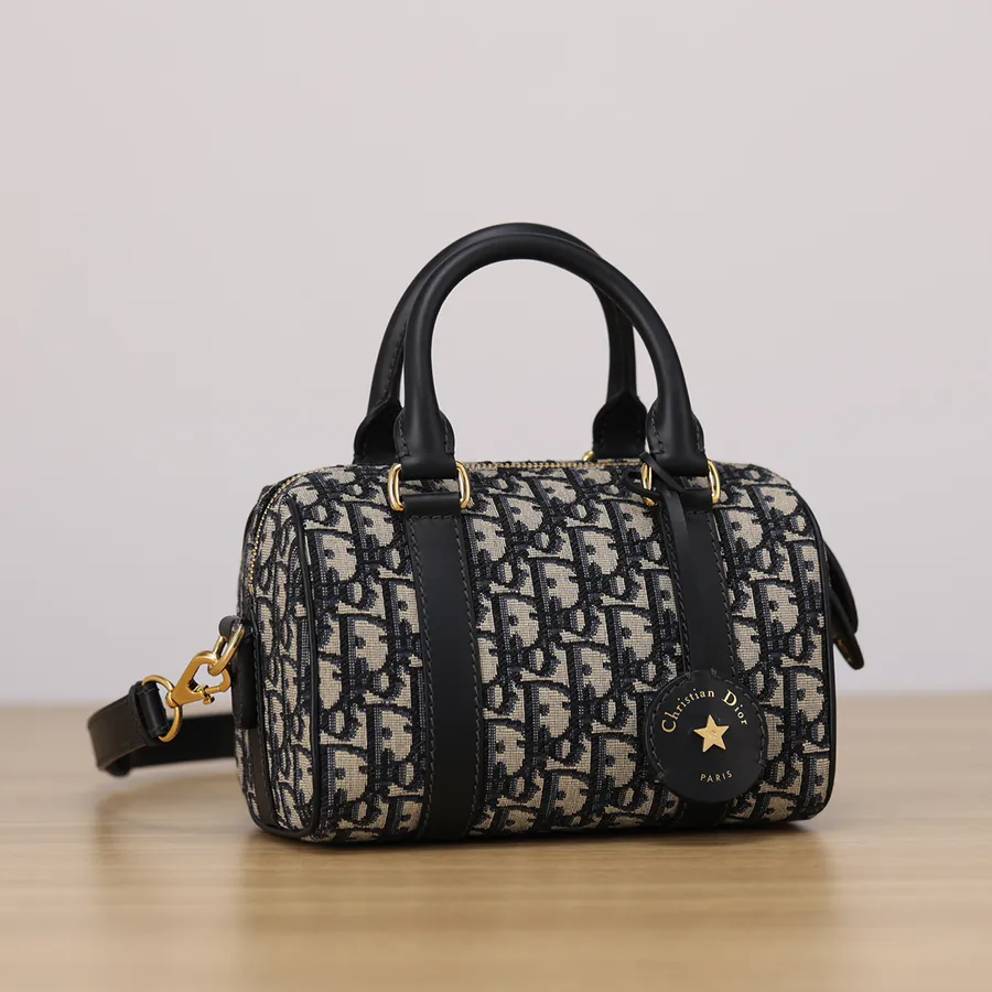 Groove 20 Handbag Blue Oblique Print, Mini Size