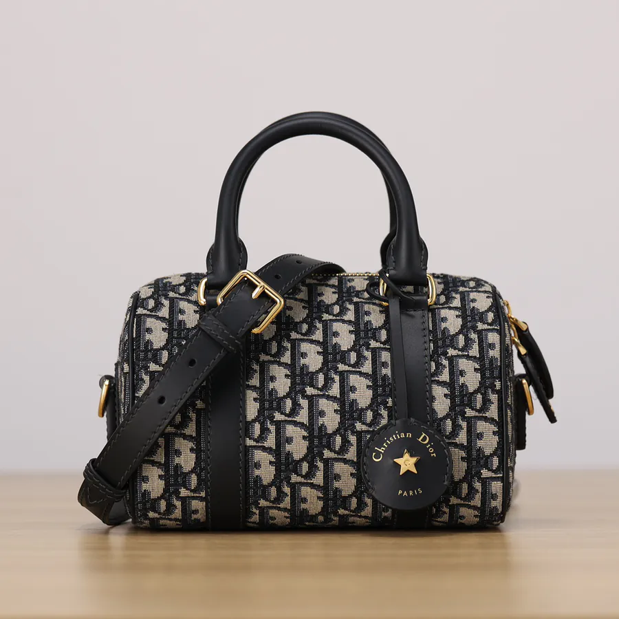 Groove 20 Handbag Blue Oblique Print, Mini Size