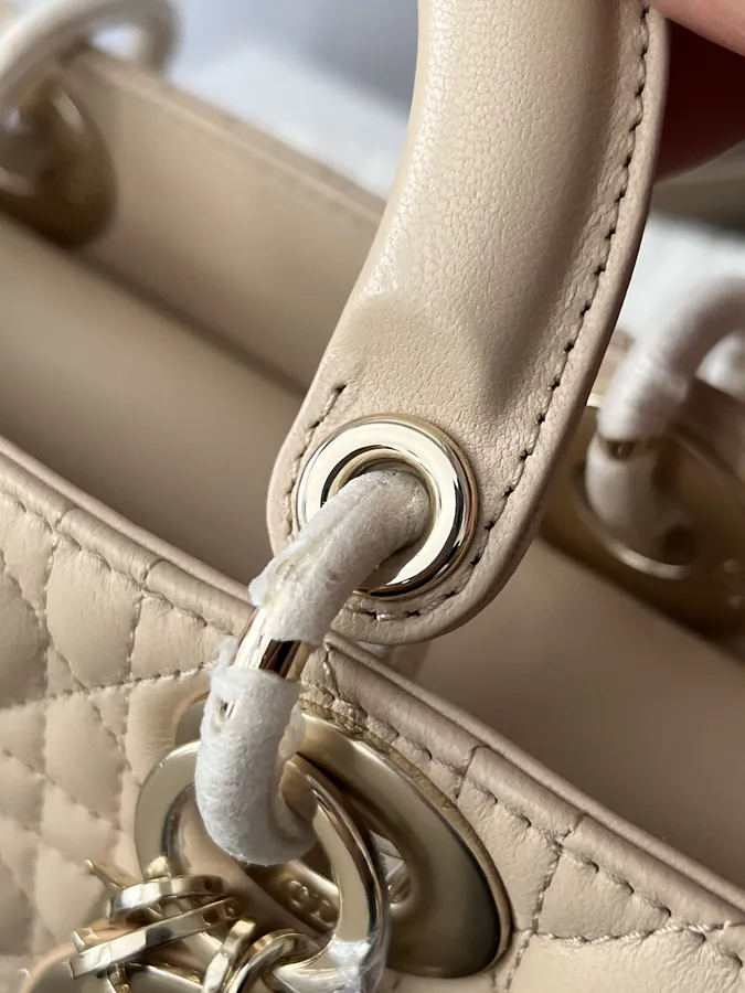 Lady D Joy Mini Bag in Apricot Sheepskin