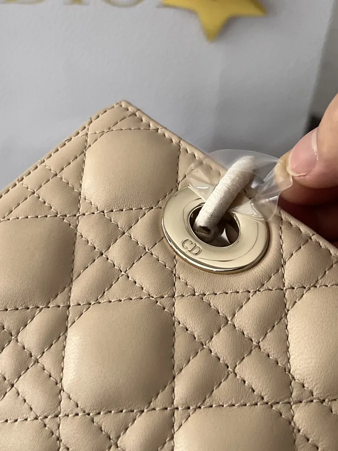 Lady D Joy Mini Bag in Apricot Sheepskin