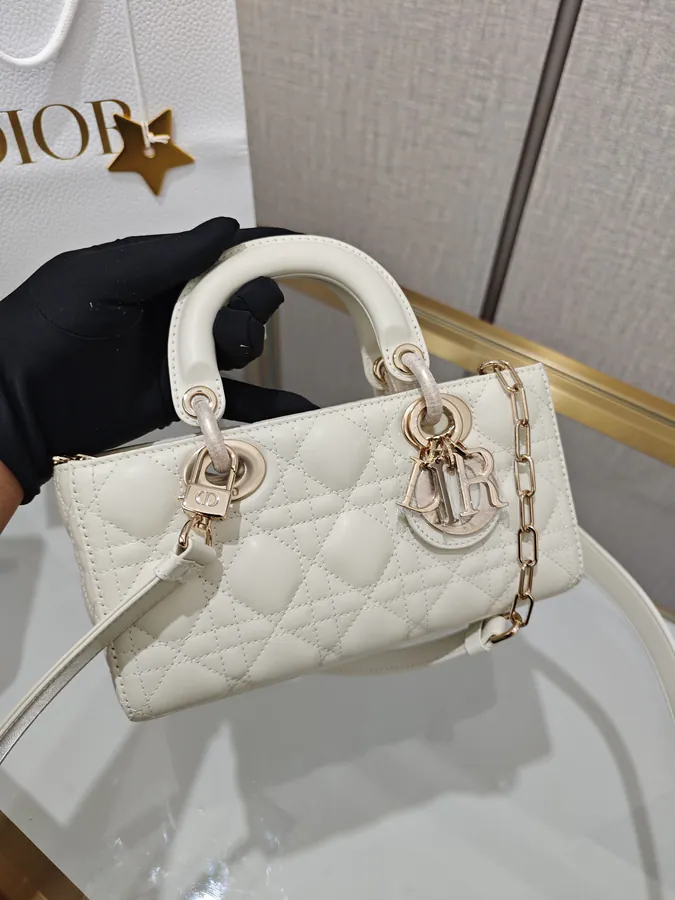 Lady D Joy Handbag in Cream