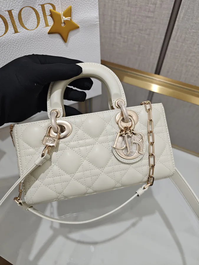 Lady D Joy Handbag in Cream