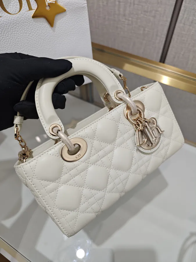 Lady D Joy Handbag in Cream