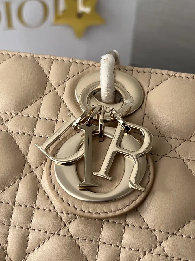Lady D Joy Mini Handbag in Apricot Sheepskin