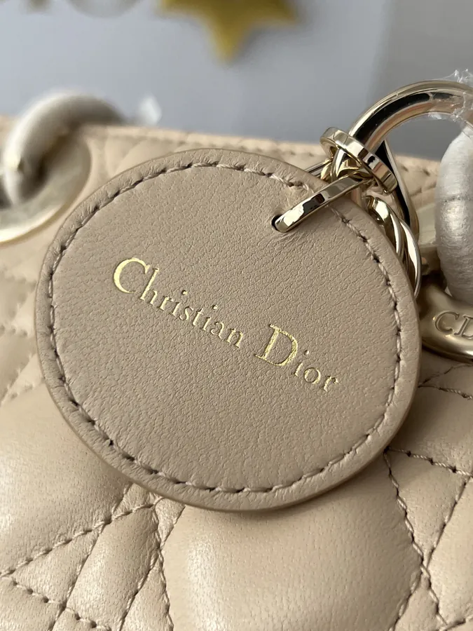Lady D Joy Mini Handbag in Apricot Sheepskin