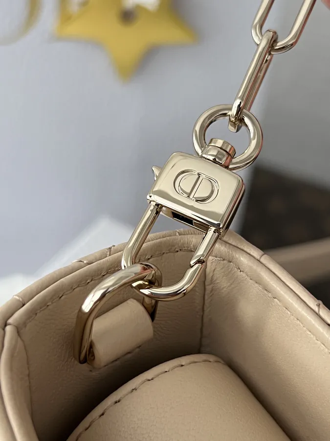 Lady D Joy Mini Handbag in Apricot Sheepskin