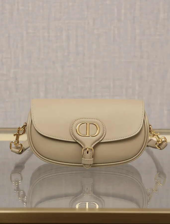 Bobby East West Handbag Natural Gray Gloss Calfskin, Exclusive Channel,腋下包