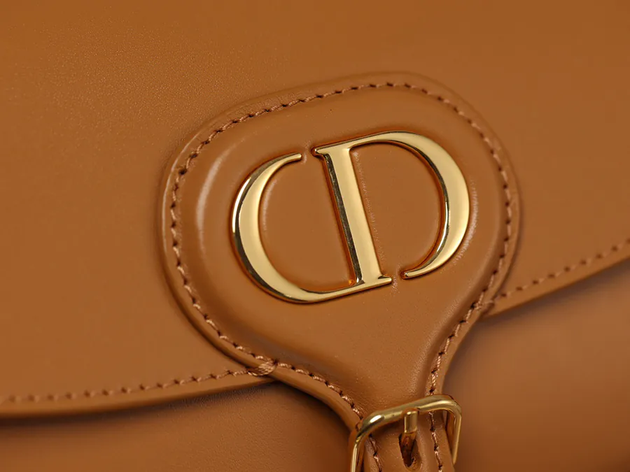 Bobby East West Handbag Caramel Glossy Calfskin