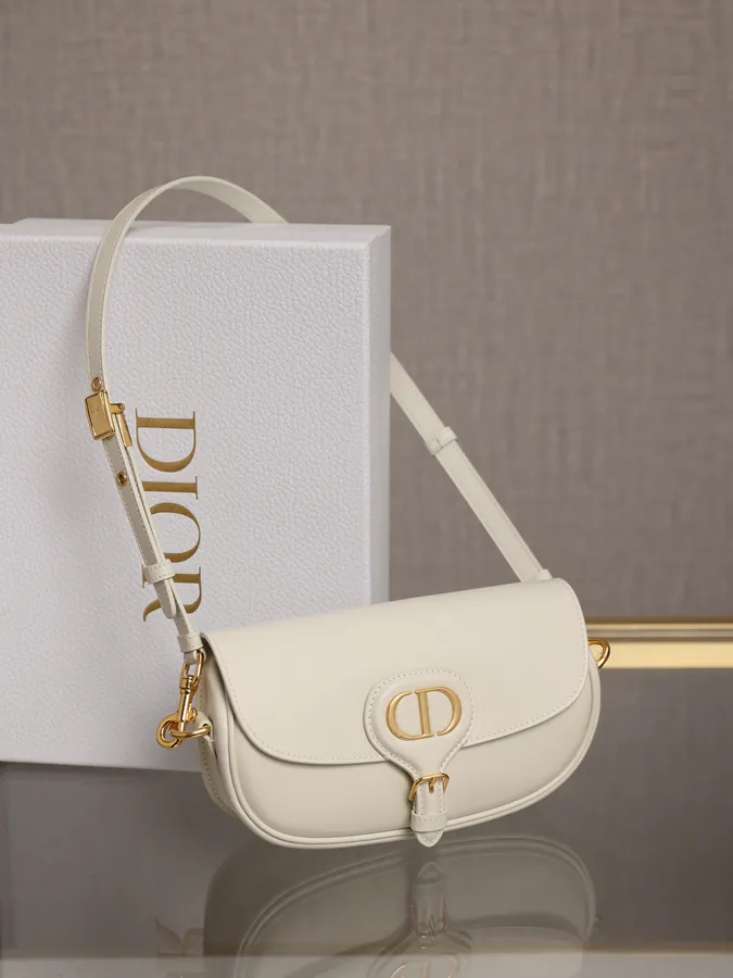 Bobby East West Crossbody Bag in Cream Suede