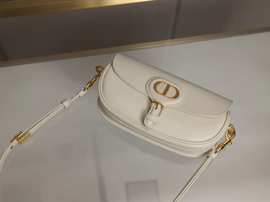 Bobby East West Crossbody Bag in Cream Suede