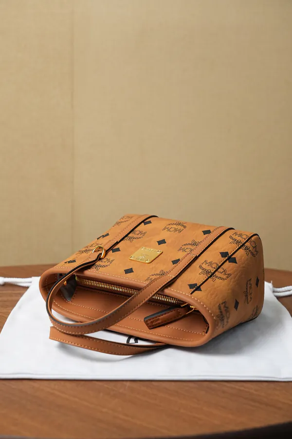 MCM Toni Visetos X Mini Bucket Bag