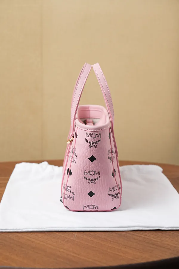 MCM Toni Visetos X Mini Bucket Bag