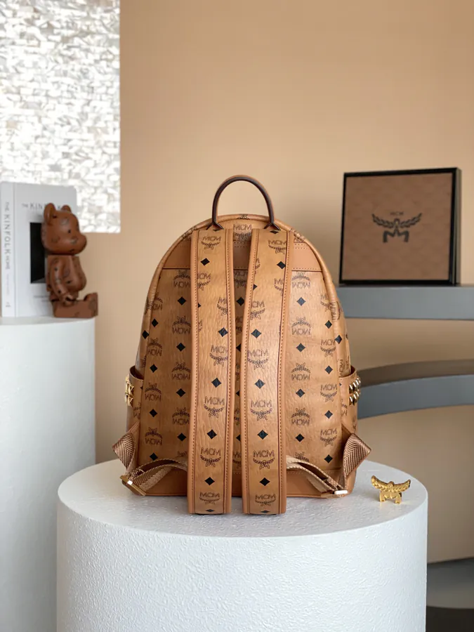 MCM Starke Visetos Premium Double Shoulder Bag