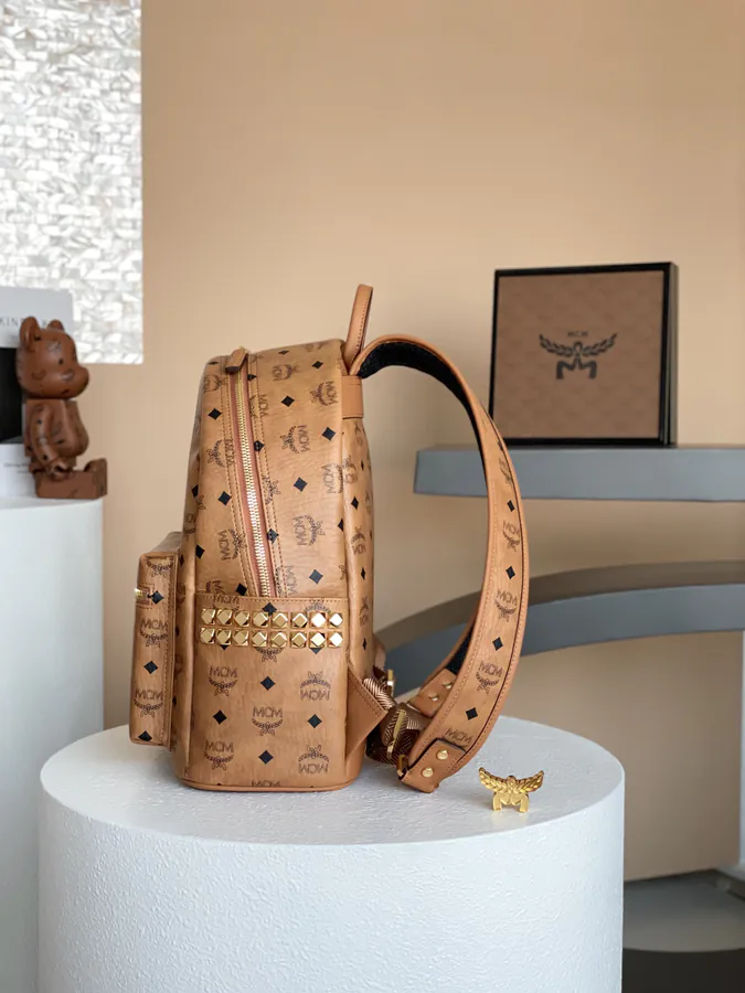 MCM Starke Visetos Premium Double Shoulder Bag