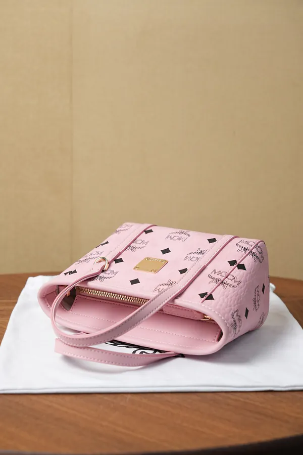 MCM Toni Visetos X Mini Bucket Bag