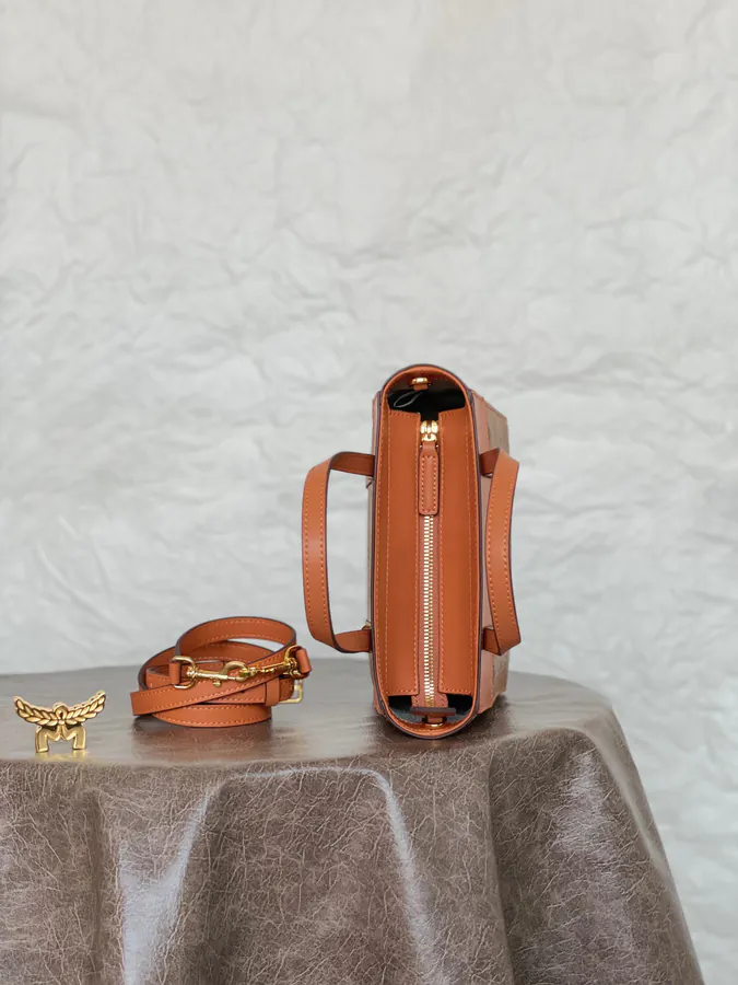 MCM Aren Visetos Mini Crossbody Bag