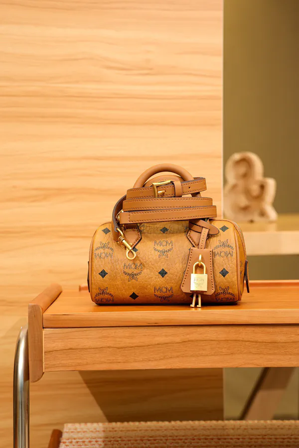 MCM Ella Visetos Mini Travel Bag