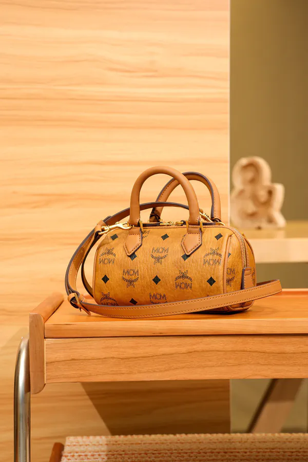 MCM Ella Visetos Mini Travel Bag