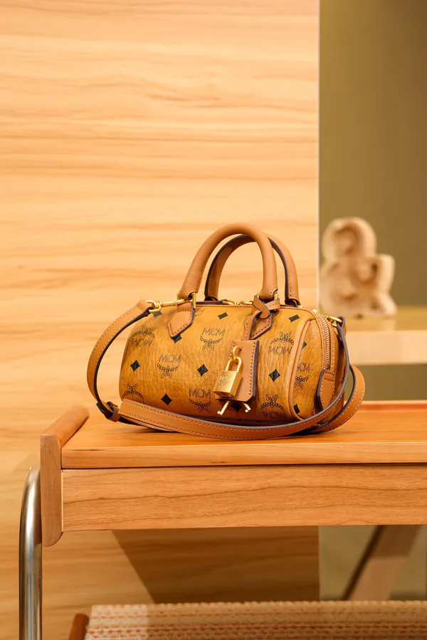 MCM Ella Visetos Mini Travel Bag