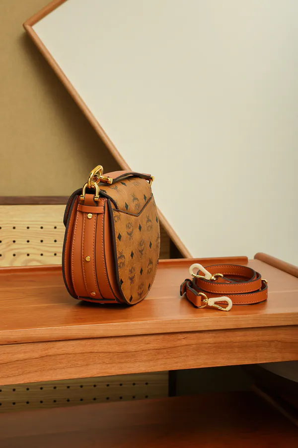 MCM Patrizia Visetos Mini Crossbody Tote