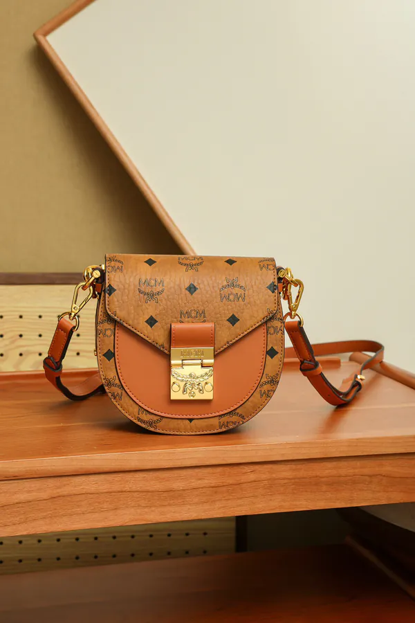 MCM Patrizia Visetos Mini Crossbody Tote