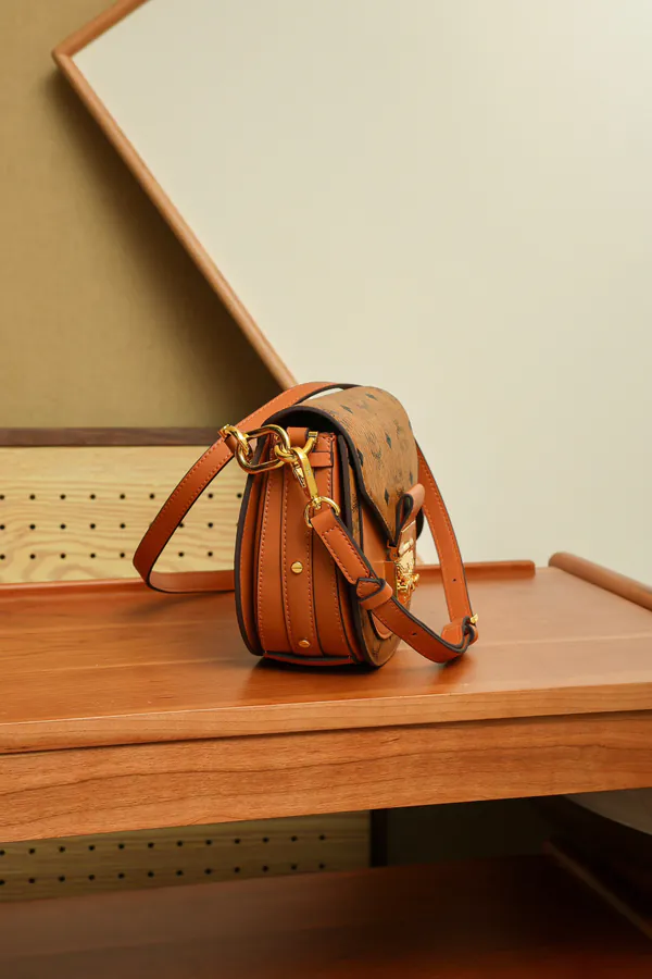MCM Patrizia Visetos Mini Crossbody Tote
