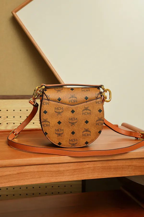 MCM Patrizia Visetos Mini Crossbody Tote