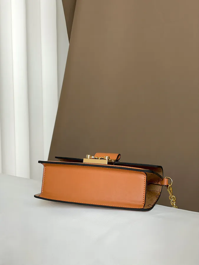MCM Tracy Visetos Chain Crossbody Bag