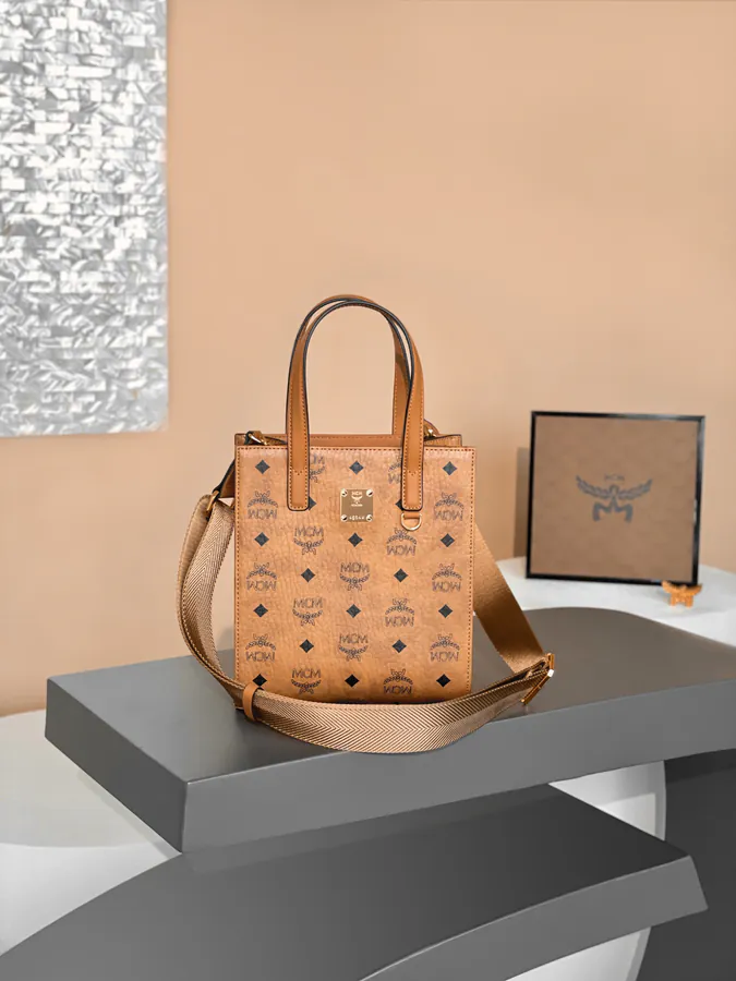 MCM Klassik Visetos Mini Crossbody Bag