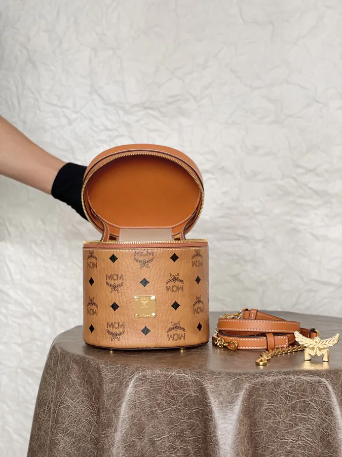 MCM Aren Visetos Bucket Bag