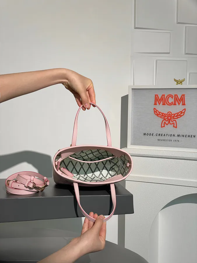 MCM Arent Visetos Mini Shopping Bag
