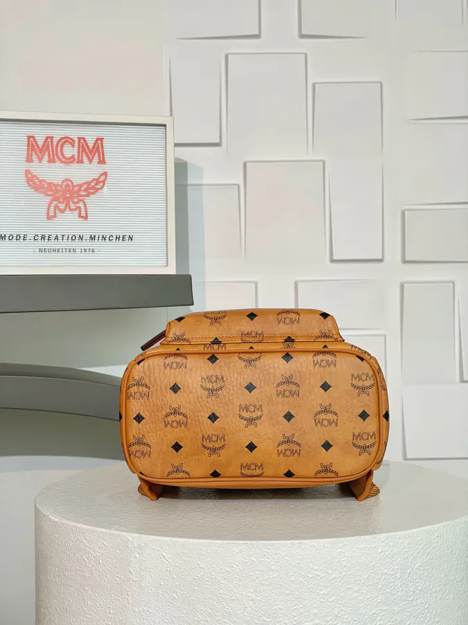 Cognac MCM Starke Visitos Backpack